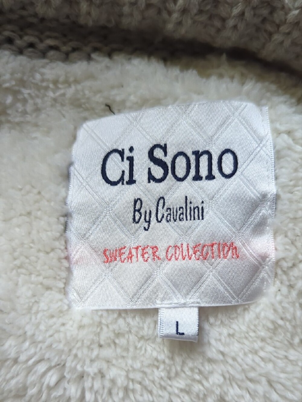 Ci Sono Light Taupe Cable Knit Sleeveless Hooded Cardigan - Picture 8 of 12